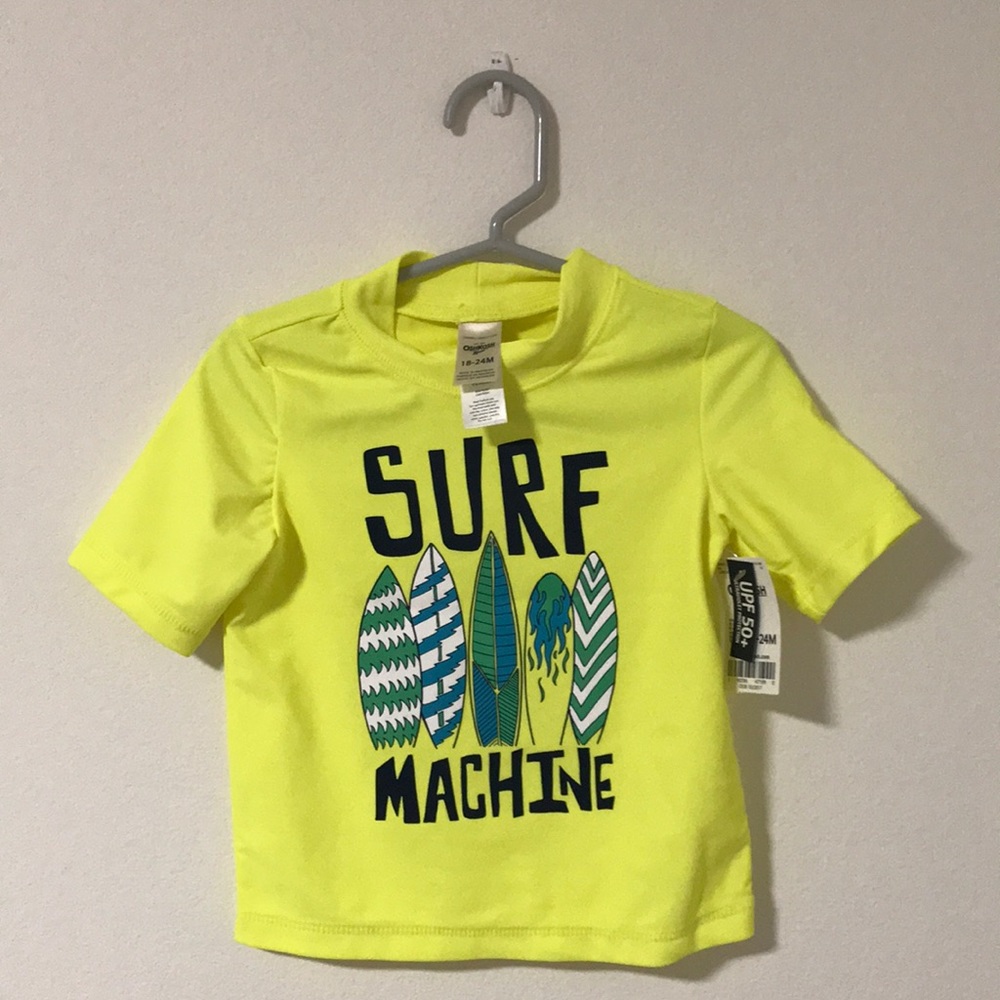 New rash guard UPF 50+ with tags attached